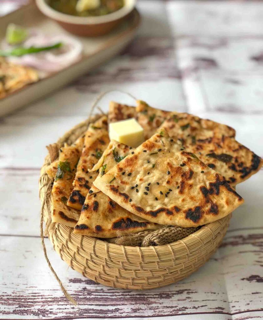 Stuffed Kulcha: Chicken