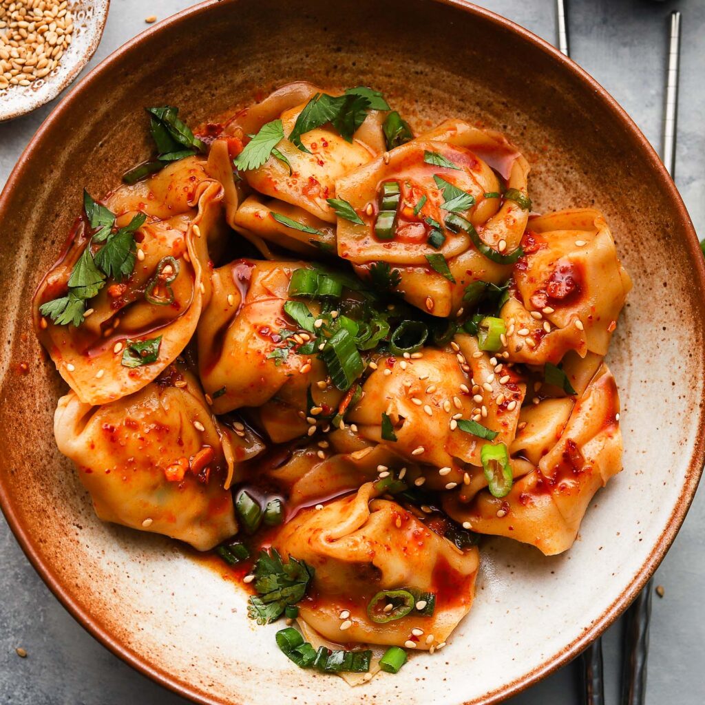 Chilli Chicken Dumplings